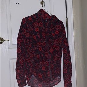 Vibrant colored dress shirt